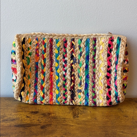Antik Kraft Multicolor Woven Clutch - Picture 3 of 6